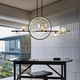 Postmodern Restaurant Glass Long Bubble Lamp New Magic Bean Scandinavian Creative Stylish B&B Bedroom Bar Chandelier