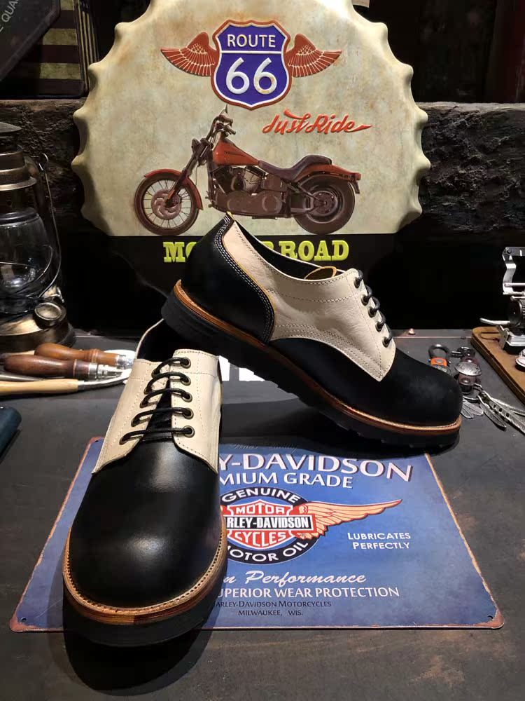Phong cách Anh dày retro phù hợp với giày da thủy triều đôi giày nam và nữ đôi thấp giúp dụng cụ Martin Oxford mùa hè - Giày thấp giày the thao