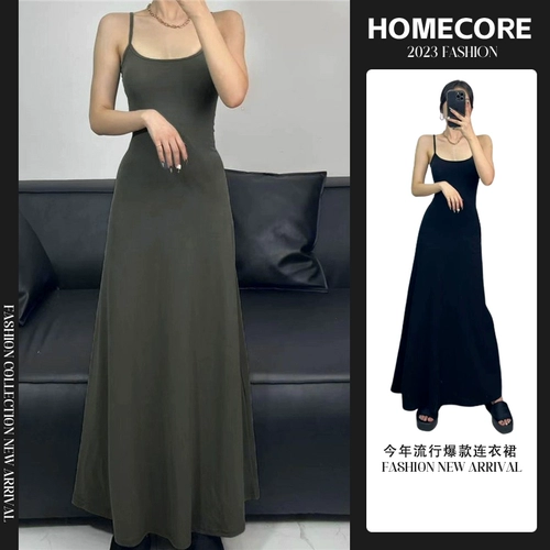 Весенний корсет, летняя длинная юбка, платье, французский стиль, облегающий крой