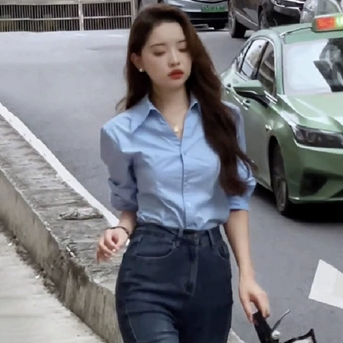 Популярная прекрасная рубашка для женщин для женщин Ранняя весна 2025 г. Новый стиль супер красивый дизайн уникальный и специальный топ рубашки