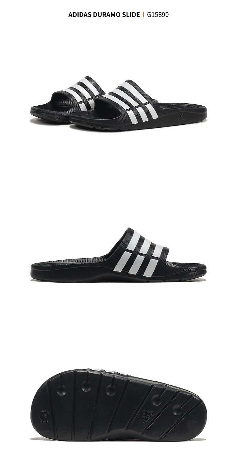 Giày thể thao nam Adidas Duramo Trượt ba màu đen và trắng thường xuyên dép thể thao G15890 dép kappa