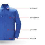 Хлопковые летние тонкие нарукавники для работы, комплект, синяя износостойкая униформа медсестры, короткий рукав