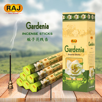 RAJ Indian incense Gardenia Flower Gardenia Indian original Imported Artisanal floras with fragrant incense 010
