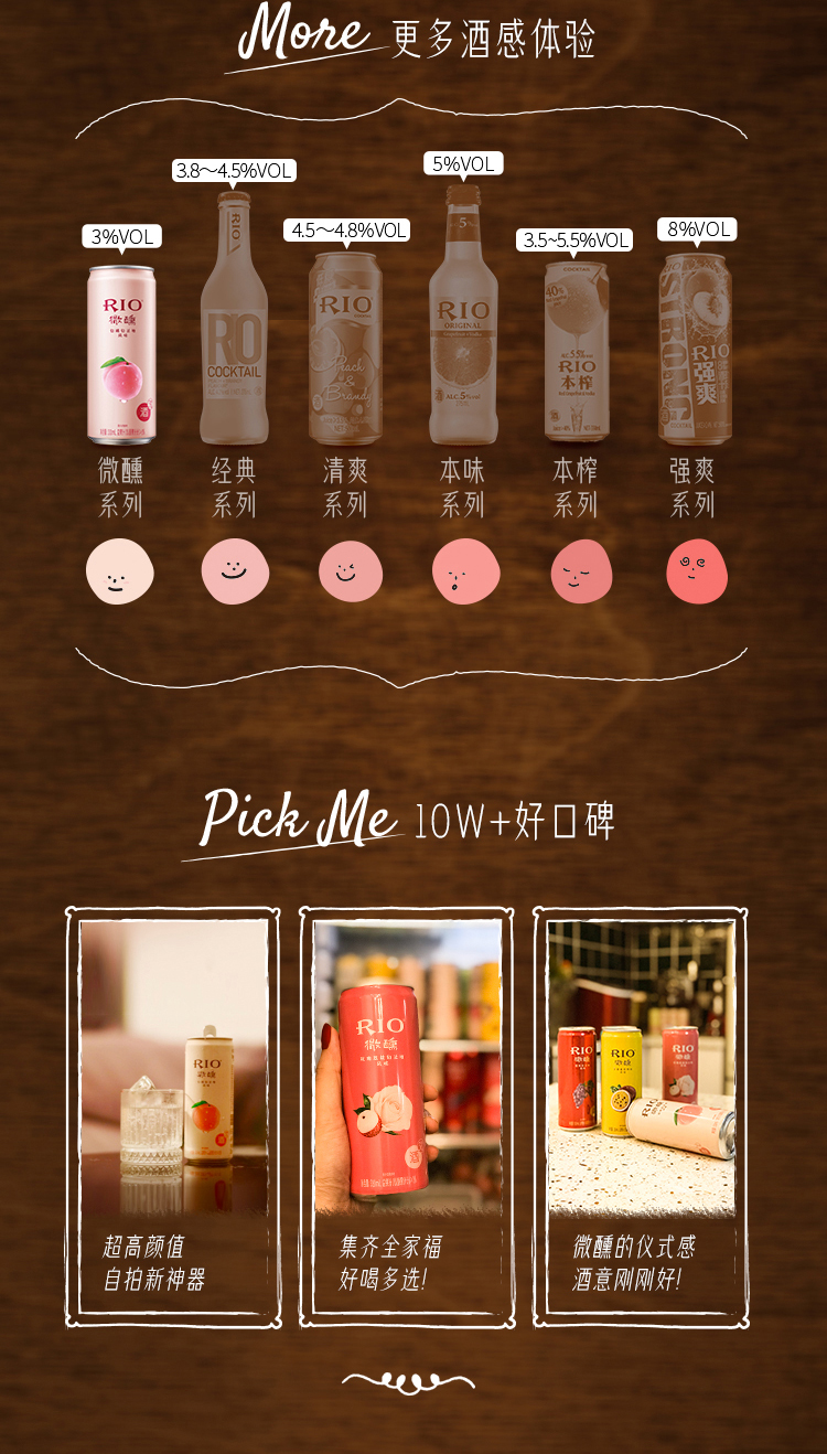 RIO锐澳鸡尾 小美好系列330ml*10罐 图8
