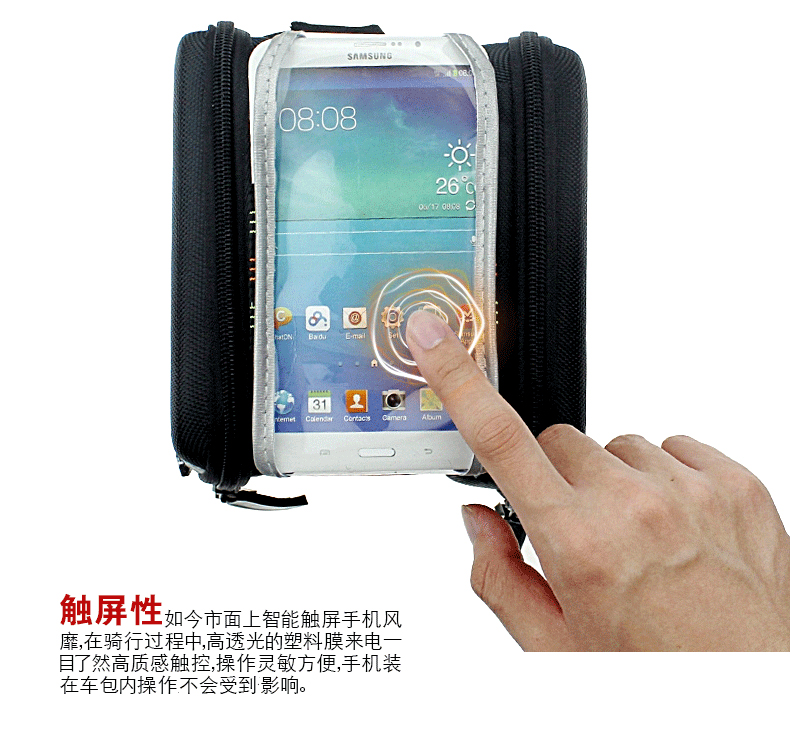 Sacoche pour vélo mixte KINGSIR - Ref 2216882 Image 9