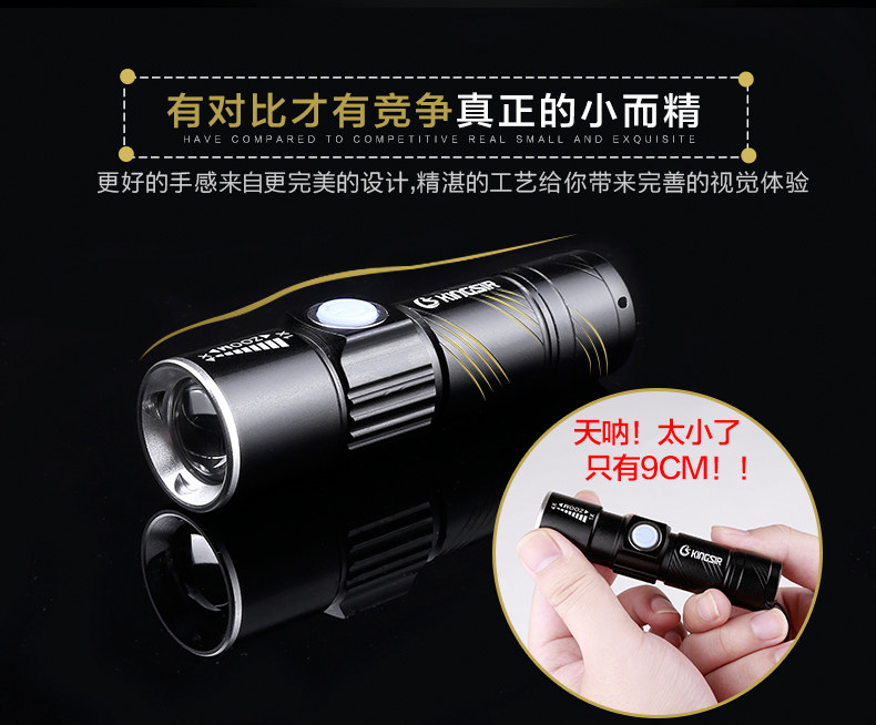 Lumière vélo KINGSIR - phare - Ref 2401648 Image 13