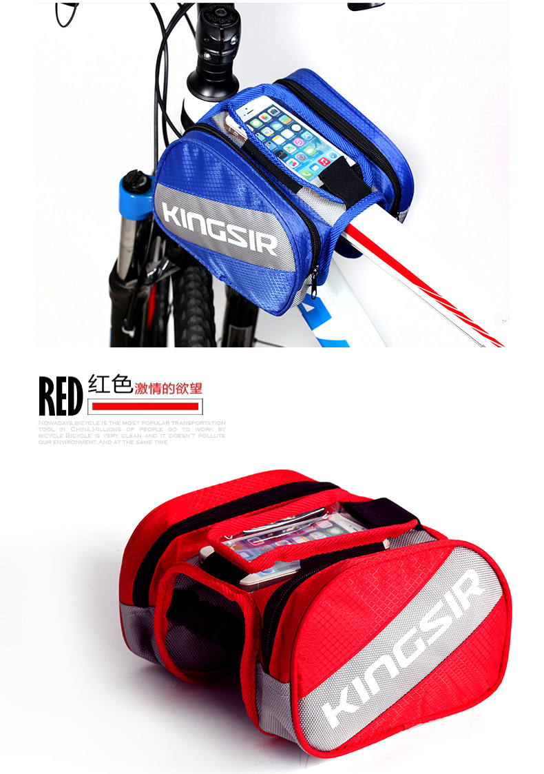 Sacoche pour vélo mixte KINGSIR - Ref 2215844 Image 12