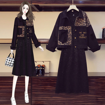 Pregnant womens autumn clothes dress with dress cover not explicit in autumn and winter style suit fashion models out for foreign air BAO WELN Two sets of women