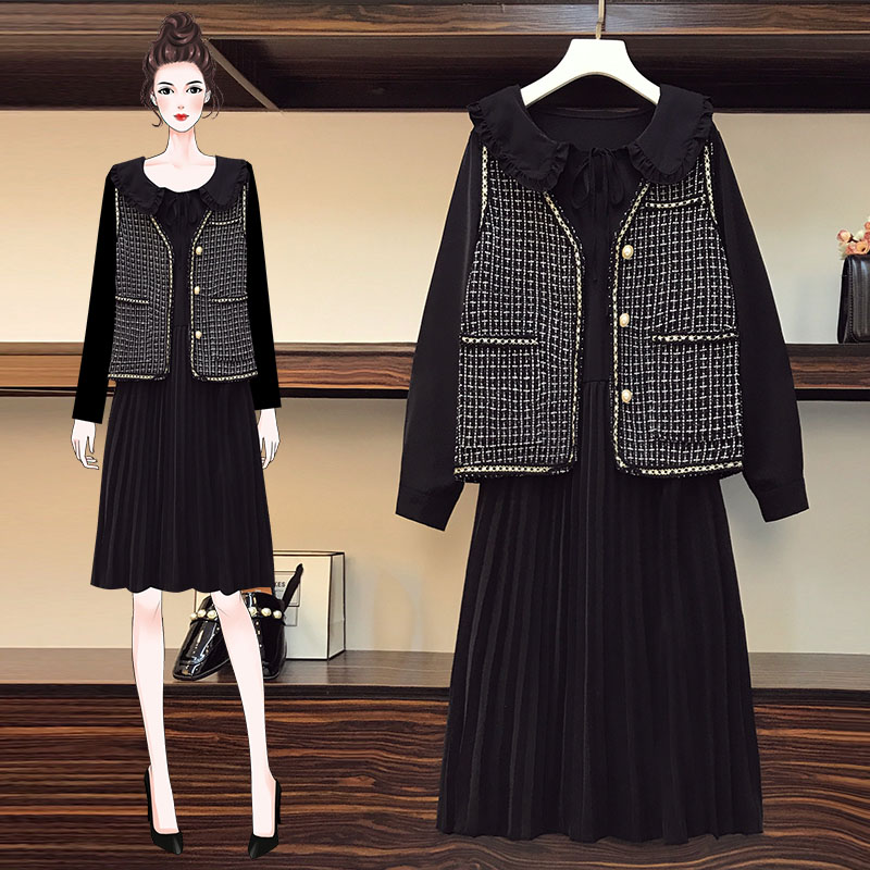 Pregnancy Woman Dress Autumn Winter Dress Ocean Dress 2022 New Large Size Women's Dress Spring Suit Stylish two sets of skirts