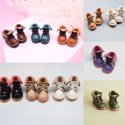 taobao agent Brand new OB11 baby shoes Blythe small cloth leather boots big fish body meat meat meat, small botal fossil forest shoes