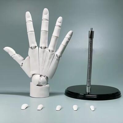 Domestic super hands-on finger joint 1/1 hand model stand drawing sketch standard right hand white gray hand model