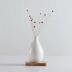 Jiadan sứ nghệ thuật] Zen gốm khô hoa trang trí phòng khách hoa bình hoa trang trí nhà nhỏ chai nhỏ màu trắng - Vase / Bồn hoa & Kệ chậu trồng mai Vase / Bồn hoa & Kệ