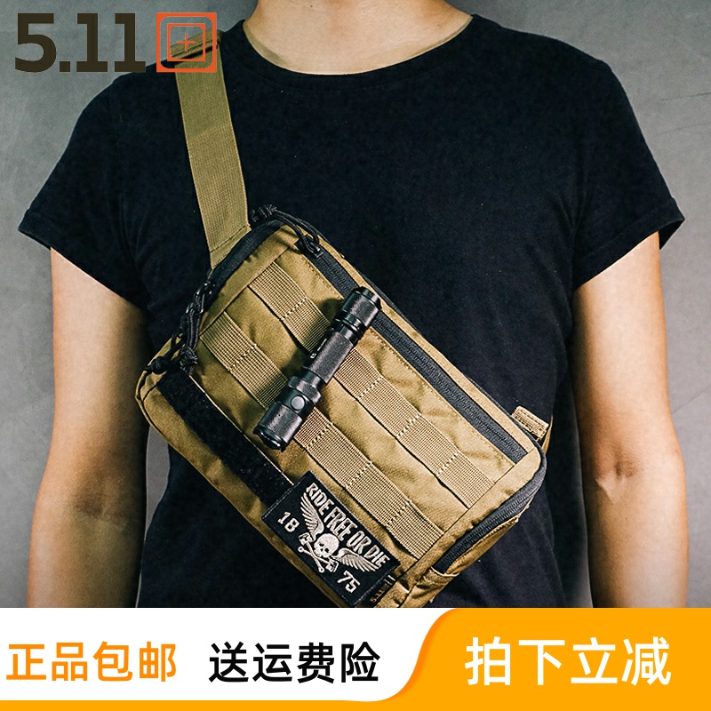 American 5.11 military fan belt bag 3 liter multi-function oblique cross anti-splash tactical bag 511 shoulder outdoor bag 56573