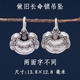 Vòng đeo tay Vòng đeo tay với S925 Sterling Silver Lotus Bell Bell Ruyi Long Life Khóa Mặt dây chuyền Phụ kiện bạc Sterling - Vòng đeo tay Cuff vòng tay handmade