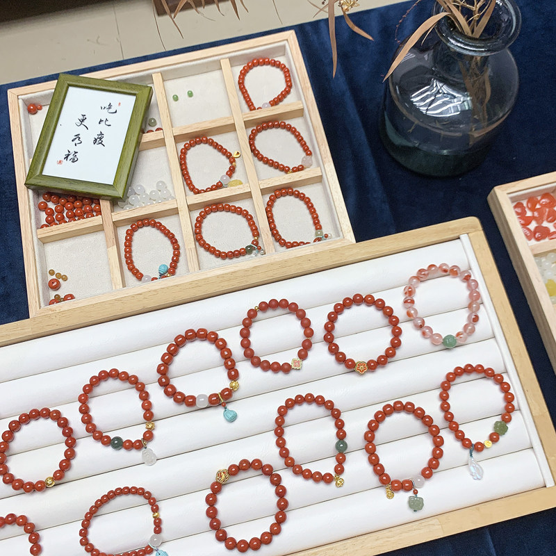 (Beautiful Things Collection) Natural Nanhong Persimmon Red Dream Pickup Design Hand Claw One Object One Picture