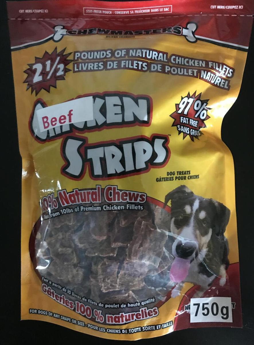 Canada Chewmasters Dried Whole Beef Pet Dog Snack Training Snack 750g Affordable Pack