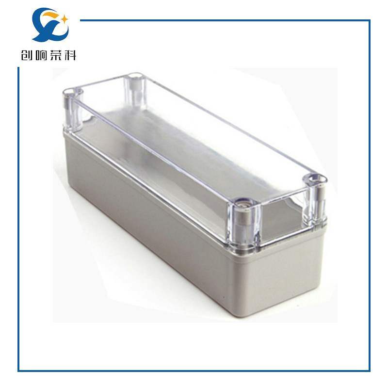 Transparent junction box abs waterproof power box 80*250*70 outdoor waterproof box bright box cable branch box plastic