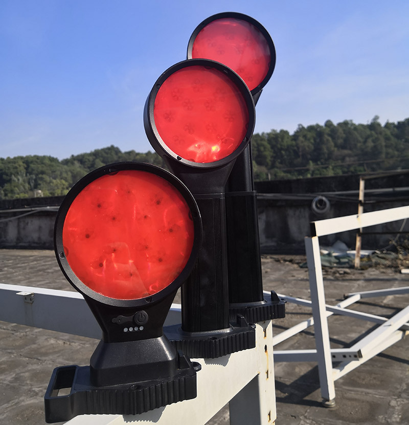 FL4830 charging waterproof signal red flashing warning 4831A LN railway traffic magnetic double-sided protection orientation light