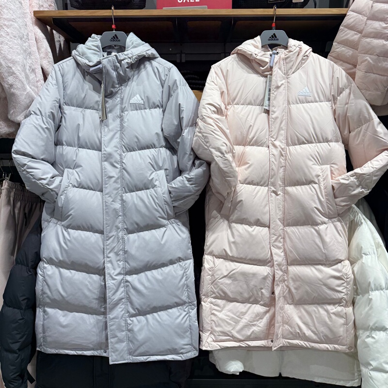 Adidas Adidas Men's and Women's Couple Style Warm and Cold-Proof Over-The-Knee Long down Jacket Hooded Jacket Kq5537 Adidas Adidas Men's and Women's Couple Style Warm and Cold-Proof Over-The-Knee Long down Jacket Hooded Jacket Kq5537