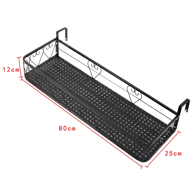 Giá bậu cửa sổ Giá hoa ban công Cạnh cửa sổ treo giá treo chậu hoa Giá hoa mọng nước Lan can sắt rèn móc treo chậu hoa móc sắt treo chậu hoa 