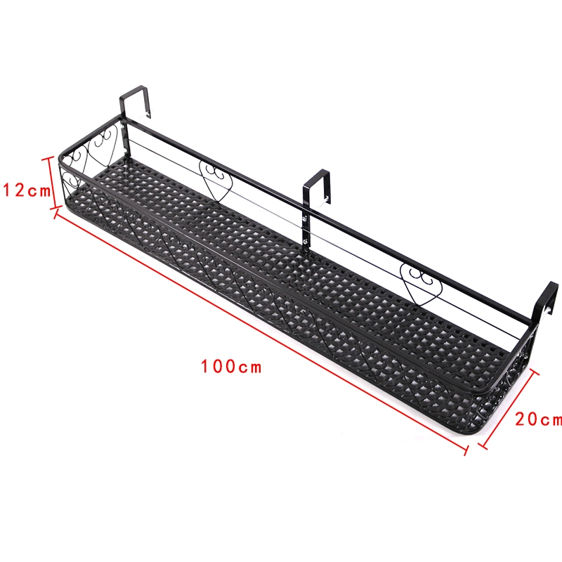 Giá bậu cửa sổ Giá hoa ban công Cạnh cửa sổ treo giá treo chậu hoa Giá hoa mọng nước Lan can sắt rèn móc treo chậu hoa móc sắt treo chậu hoa 