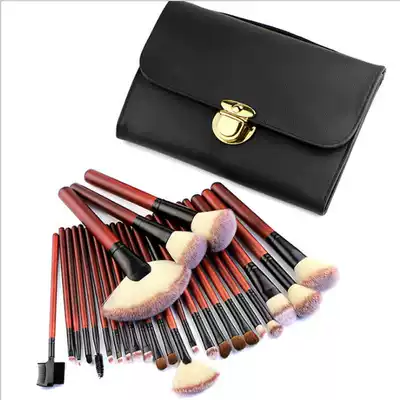 Professional makeup artist set brush high-grade makeup brush full set of photo studio special makeup tools 26 animal hair soft brushes