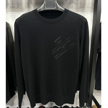 Snow leopard men's long sleeve t-shirt bottoming shirt autumn knitted sweater Snow leopard men's long sleeve t-shirt bottoming shirt autumn knitted sweater