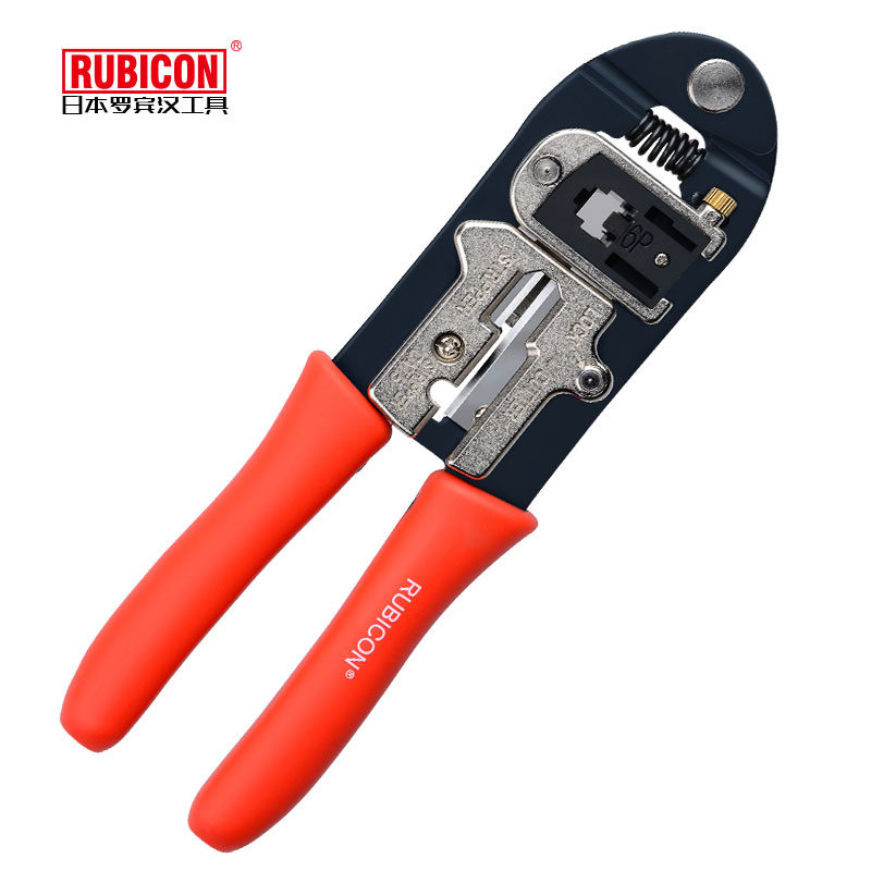 Original Imported Japan Robin Hood Telecom Pliers RKY-368-6P RKY-368-6P RJ11 Telephone Line Crimping Pliers 6P