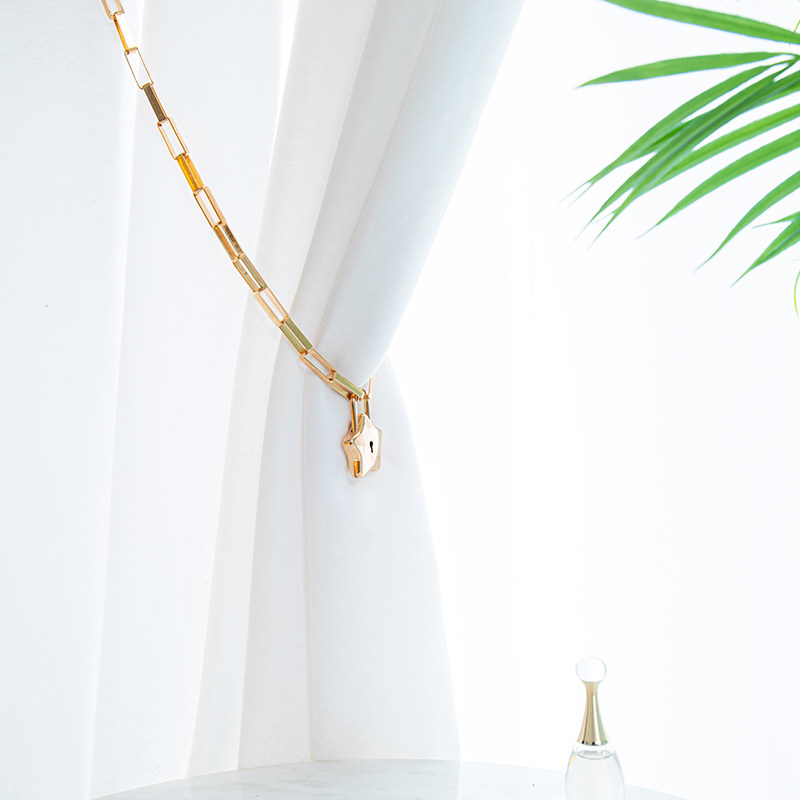 Curtain straps a pair of Nordic creative tie straps tied rope simple modern decoration light luxury curtain clip accessories