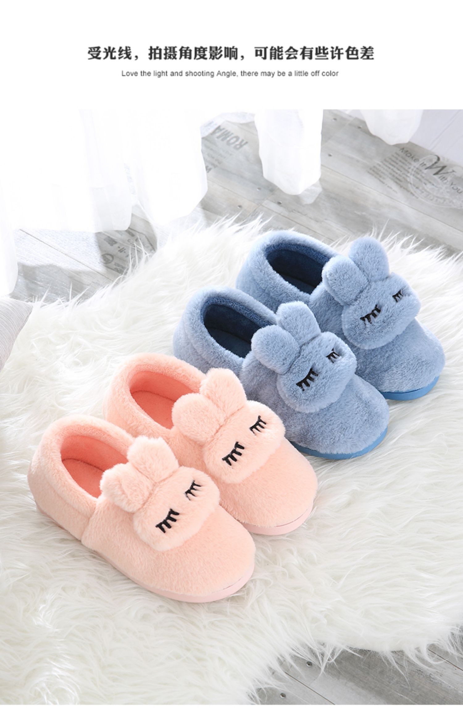 Mua một tặng một đôi dép bông miễn phí tại nhà nữ mùa đông dày đáy nhà dễ thương ấm áp mùa đông nam trong nhà giày tháng - Trang chủ dép mang trong nhà hình thú