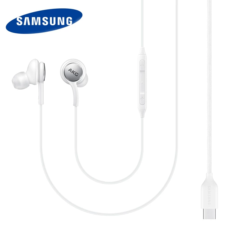 Оригинальные наушники Samsung TYPE-C AKG с адаптированным интерфейсом Type-C внутриканальные игровые наушники