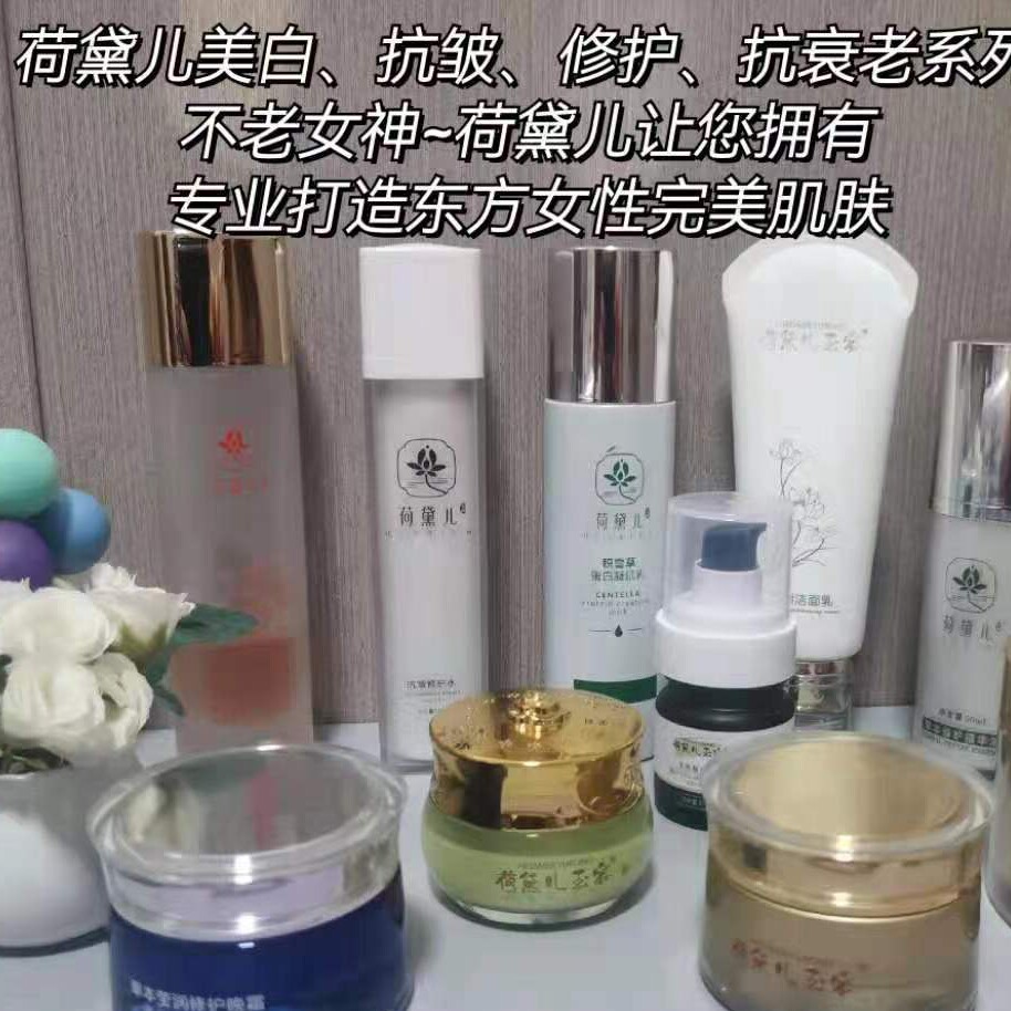 荷黛儿护肤品店的LOGO