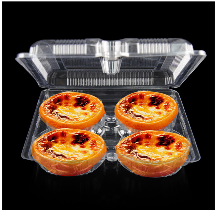 Glutinous rice cake wife cake shortcake dessert box blister box 100 two-piece four-piece blister egg tart box