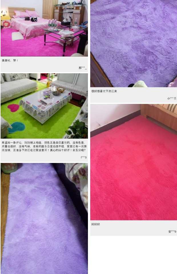 Washable phòng ngủ thảm phòng khách đáng yêu bàn cà phê bên cạnh giường chăn phòng nhà cửa vịnh mat tùy chỉnh Silky - Thảm thảm trải sàn cho bé