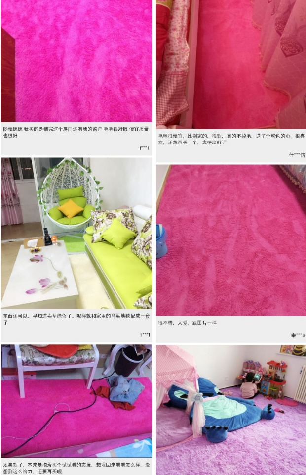 Washable phòng ngủ thảm phòng khách đáng yêu bàn cà phê bên cạnh giường chăn phòng nhà cửa vịnh mat tùy chỉnh Silky - Thảm thảm trải sàn cho bé