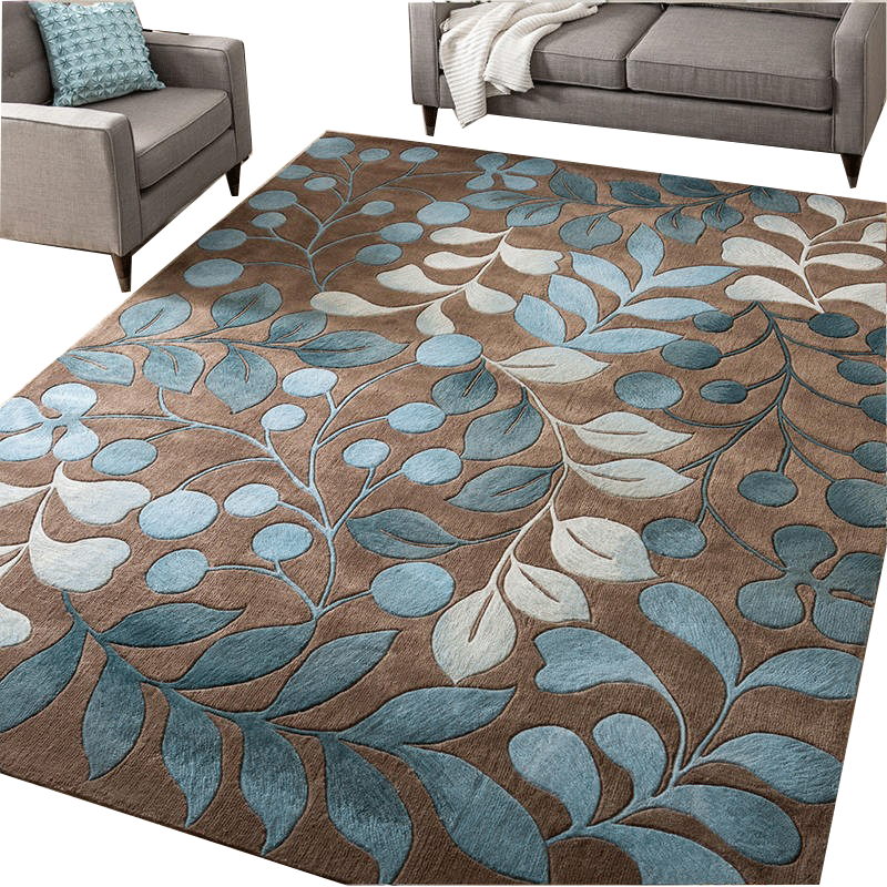Nordic crystal velvet water-absorbent anti-slip living room carpet wear-resistant