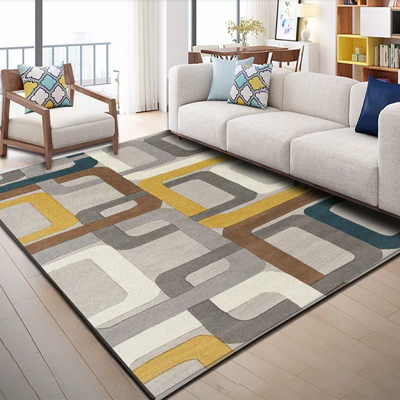 Phong cách châu Âu thảm sàn sofa phòng khách bảng mat phòng ngủ thảm thảm bên cạnh giường tatami nhà hình chữ nhật phòng - Thảm thảm phòng khách đẹp