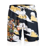 Мужские летние быстросохнущие пляжные износостойкие штаны, модный аквапарк, оверсайз