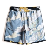 Мужские летние быстросохнущие пляжные износостойкие штаны, модный аквапарк, оверсайз