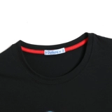 盖浪 Мультяшная эластичная дышащая приятная телу футболка с коротким рукавом, круглый воротник, короткий рукав