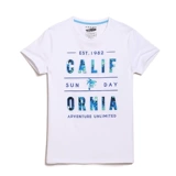 盖浪 Пляжная базовая приятная телу футболка с коротким рукавом для влюбленных для отдыха подходит для мужчин и женщин, короткий рукав