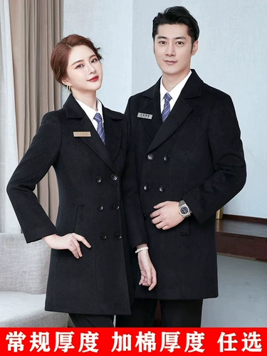 Шерстяное пальто, длинная куртка, демисезонный комбинезон, средней длины