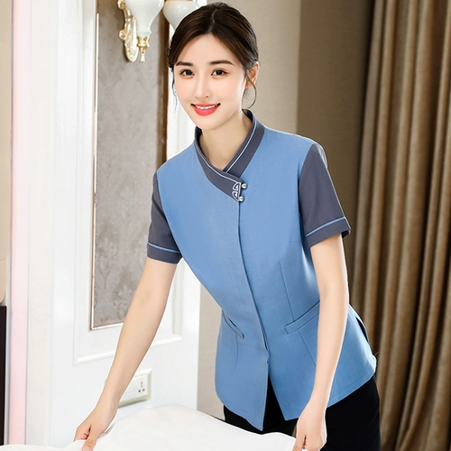 Комнатный лонгслив для отеля для работы, летний комплект, короткий рукав