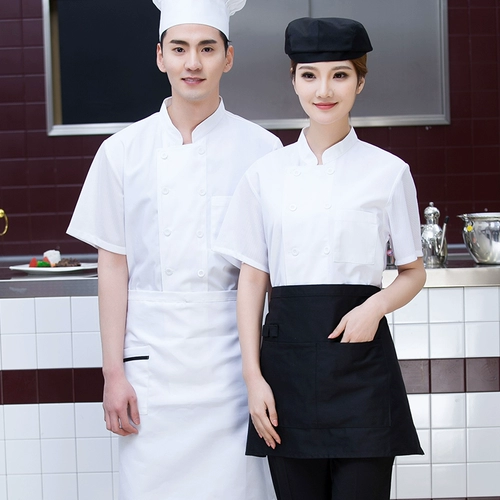 Белый ледяной шелк шеф -повар Работаю