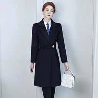 Качественный длинный черный ремень, средней длины