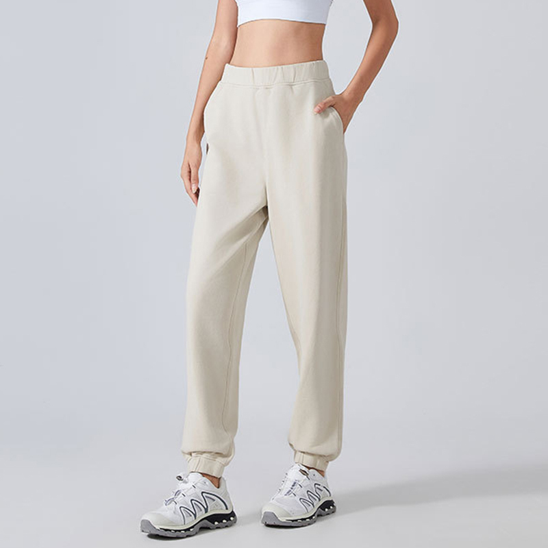 Nylora Spring and Autumn Elastic Waistband Jogger Pants for Women, High-Waisted Slimming Casual Sweatpants, Running Fitness Yoga Pants