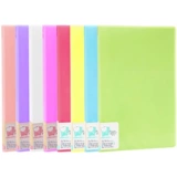 Японская плюс Palesto A4 Page File Book Студент Студент простая конфеты -Колочная информация о бизнес -информации 10 страниц и 20 страниц