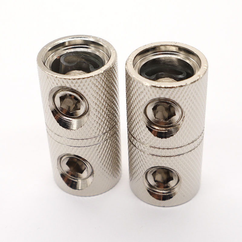 Car audio modified power cord extension terminal line is not long enough splicing connection line connector
