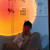 Italian sunset lamp projection lamp Net red floor lamp designer art sunset sunset dusk lamp