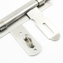 Thickened enlarged door stainless steel anti-theft latch padlock left and right latch door bolt garage door latch customization